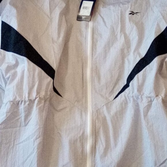 New Reebok Woven Long Sleeve Stirling Grey Bomber Collar 3/4 Length Coat WMN 2X - Picture 5 of 14